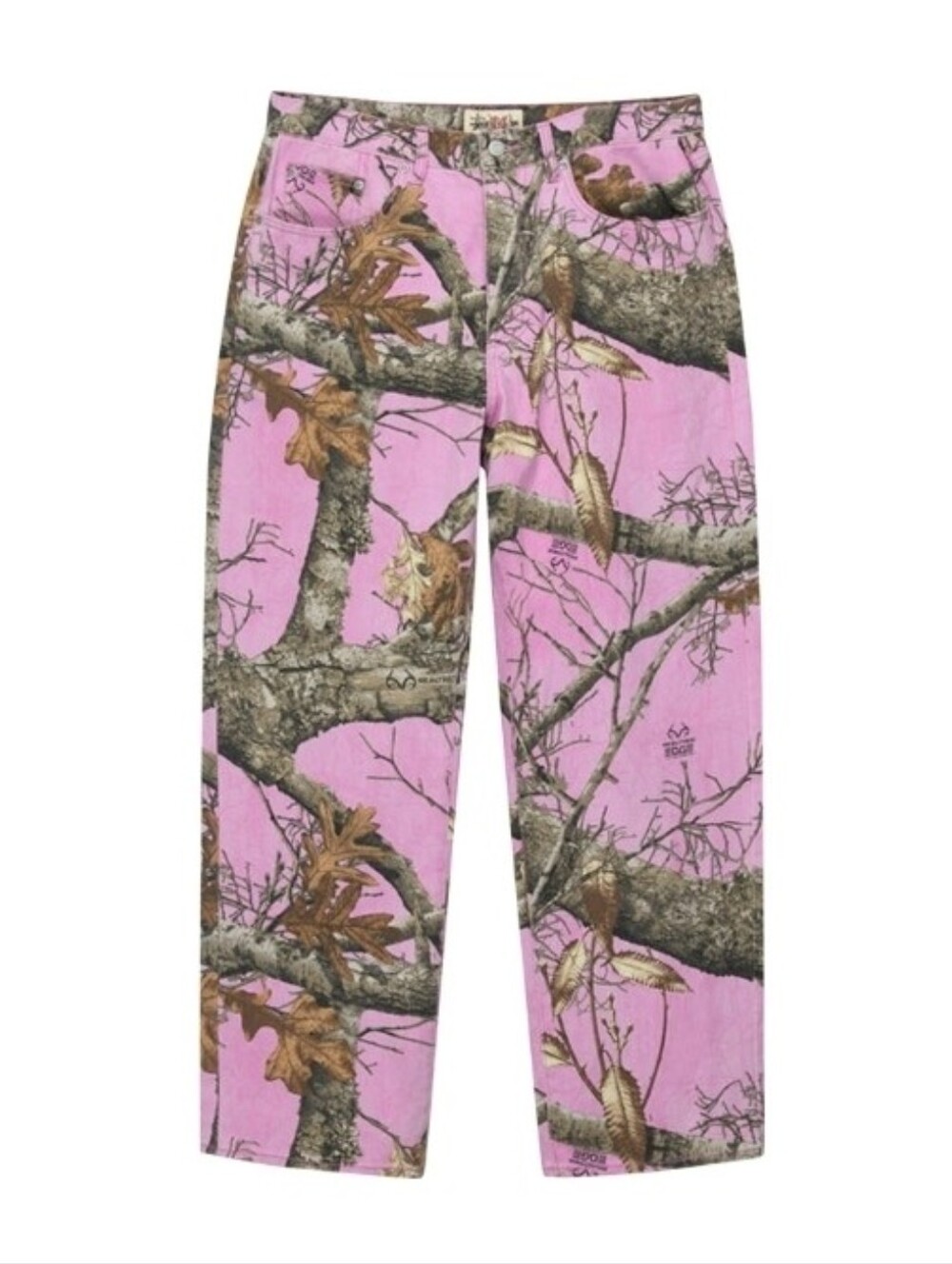 Stussy VERY RARE Realtree Edge Big Ol' Jean In Pink